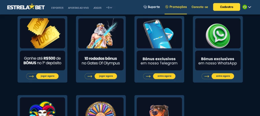 Plinko Estrelabet Outras promoções