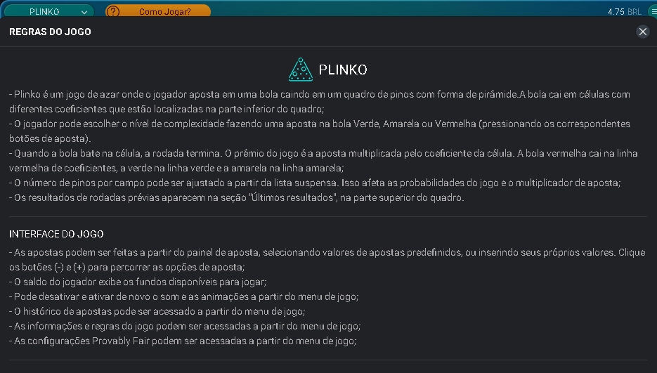 Plinko Regras Plinko Regras